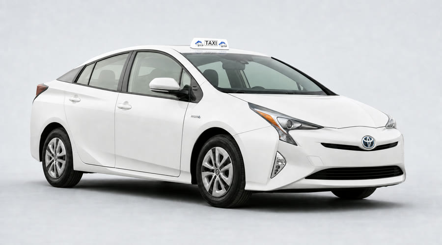 Toyota Prius z lampą BTP TAXI