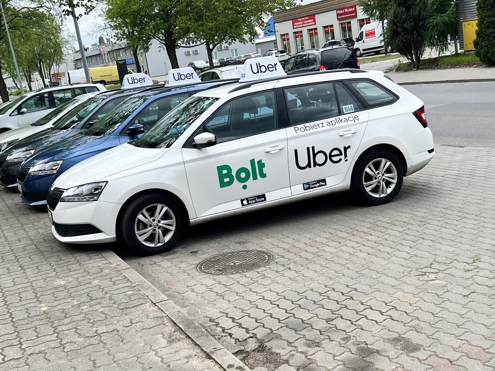 Škoda Fabia w barwach Bolt i Uber